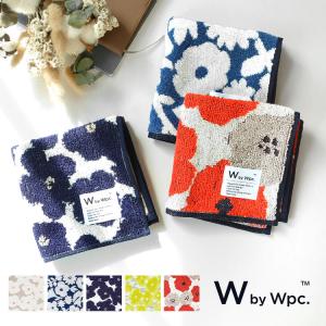 ハンカチ レディース ギフト 北欧 おしゃれ 厚手 ミニタオル ハンドタオル かわいい Wpc. Patterns 女性 レディース 綿100% コットン 花柄 フルーツ｜hauhau