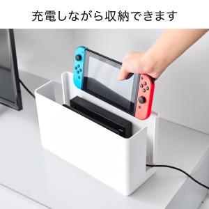 山崎実業 蓋付き重ねられるゲーム機器収納ケース...の詳細画像4