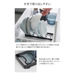 山崎実業 tower お椀 食器 収納ラック ...の詳細画像2