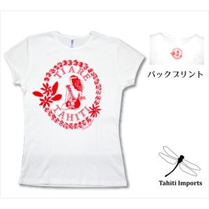 Tahiti Imports/タヒチインポーツ ティアレタヒチ フラダンスＴシャツ