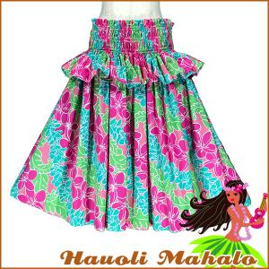 パウスカート 安い フラ フラダンス ハワイ直輸入生地 ハワイ産 日本