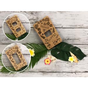 スイッチプレート おしゃれ 木製 コンセントカバー ハワイアン