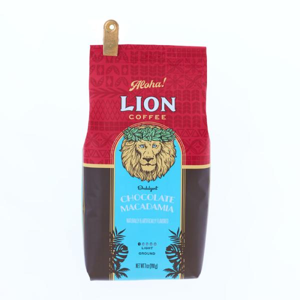 ライオンコーヒー lioncoffee チョコレートマカダミア フレーバー 7oz 198g メール...