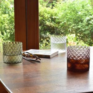 グラス 淡雅 直径(約)8.2cm×高さ7.8cm 350ml クリアー、カーボンブラック、ワインレッド スガハラ ガラス Sghr