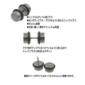 サージカルステンレス ピアス 16g フェイク...の詳細画像1