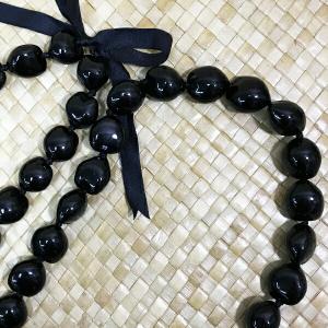 ククイレイ ブラック 黒 ククイ レイ フラダ...の詳細画像2
