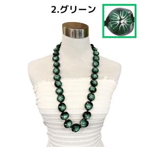 ククイレイハイビスカス柄 ククイナッツ フラダ...の詳細画像2
