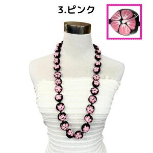 ククイレイハイビスカス柄 ククイナッツ フラダ...の詳細画像3