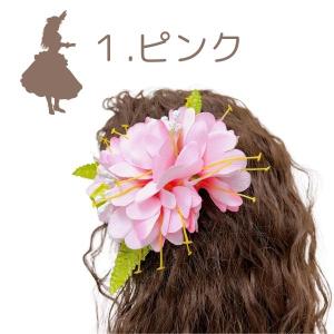 フラダンス フラ 髪飾り ヘアアクセサリー ヘ...の詳細画像1