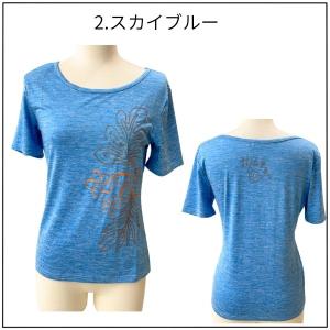 フラ フラダンス ハワイアン半袖Tシャツ スト...の詳細画像2