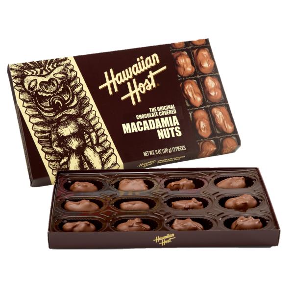 ハワイお土産 マカダミアナッツチョコレートTIKI 6oz（12粒入）｜ハワイアンホースト公式店