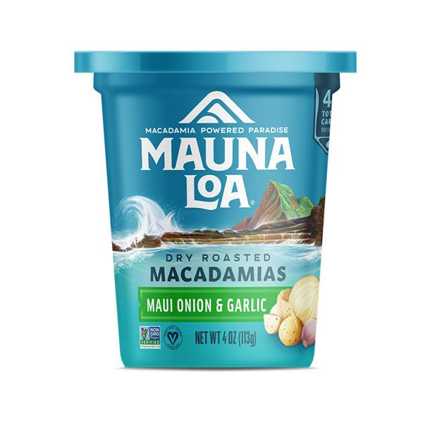 マウナロア ガーリックオニオン マカダミアナッツカップ113g|ハワイアンホースト