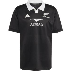 アディダス adidas オールブラックス ホームジャージー シャツ ポロ トップス 半袖 レプリカ 耐久性 レギュラーフィット 伝統的 ニュージーランド ハ