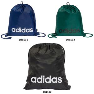 アディダス adidas リニア ジムサック ナップサック かばん バッグ 軽量 着替え袋 シューズ袋 収納 持ち運び 移動 荷物入れ KUK78