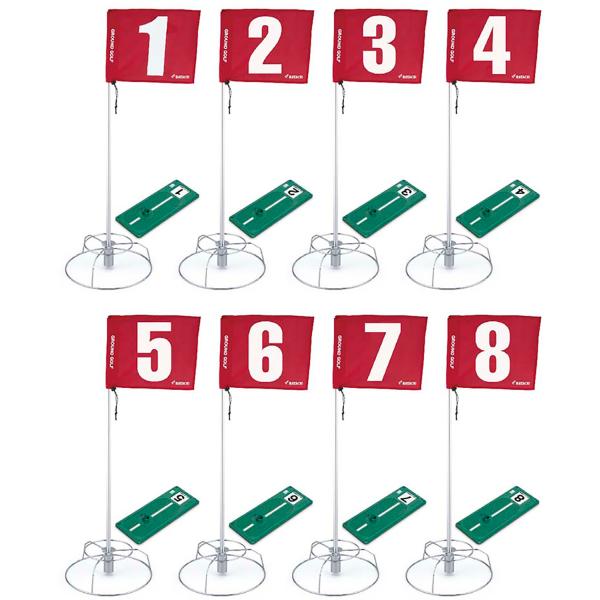 ハタチ HATACHI グラウンド・ゴルフ 8 ホールセット ブルー  80CM ポール   BH1...