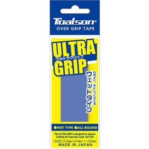 トアルソン Toalson ウルトラグリップ 1本入 ブルー ウェットタイプ オールラウンド 練習 試合 大会 自主トレ メンテンナンス 用品 上巻き用 ソフトフ