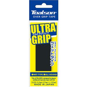 トアルソン Toalson ウルトラグリップ 1本入 ブラック ウェットタイプ オールラウンド 練習 試合 大会 自主トレ メンテンナンス 用品 上巻き用 ソフト