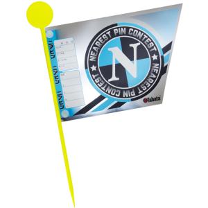 タバタゴルフ Tabata GOLF コンペ用フラッグ ニアピン用旗×1本 ティーグラウンド 会社 試合 用品 道具 幹事 ショット 必需品 目印 マーク フェアウェ