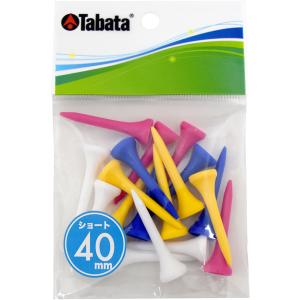 タバタゴルフ Tabata GOLF スリムティーショート プラスチック スリムショートティ― 折れにくい 低抵抗 ティーアップ ショット ボール ラウンド 練習