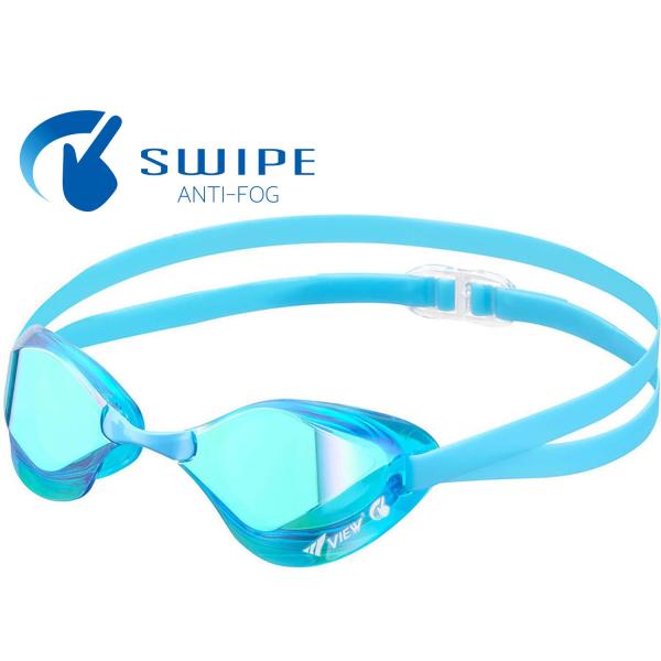 ビュー VIEW ブレードエフ スワイプ アンチフォグ BladeF SWIPE 競泳用 スイミング...