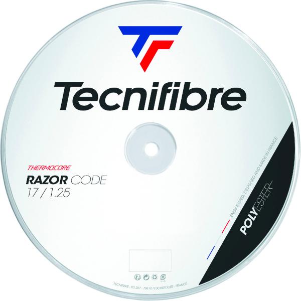 テクニファイバー Tecnifibre RAZOR CODE 1.25 ホワイト 200m ロール ...