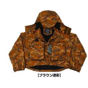 東レ (バウオ) BAWO-906 ショートレイン ウォームジャケット ブラウンカモ 3L｜haya