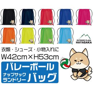 【バレーボール】ナップサック ランドリーバッグ ...の商品画像