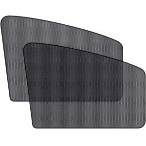 2枚セット 前窓 車用サンシェード 車中泊 磁石カーテン 日よけ 磁石内蔵 車用網戸 マグネット式 遮光サンシェード　（10個内蔵磁石移動可能、間隔調整可能）