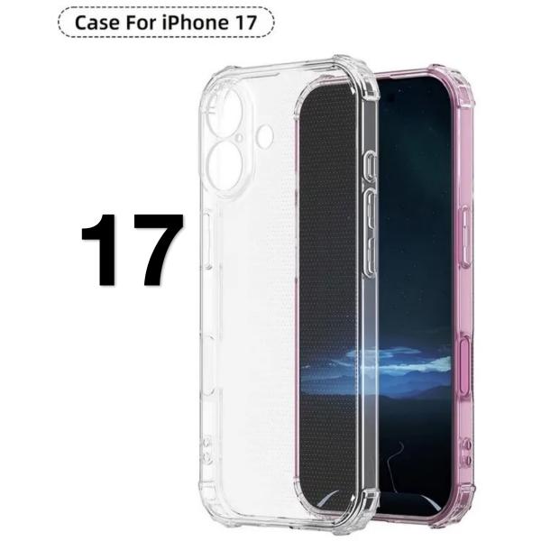 iPhone 17 ソフトケース カメラ&amp;画面保護 角落ち防御 一体型レンズ保護