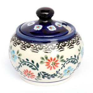 [Zaklady Ceramiczne Boleslawiec/ザクワディ ボレスワヴィエツ陶器]シュガーポットS-1145/ポーランド陶器