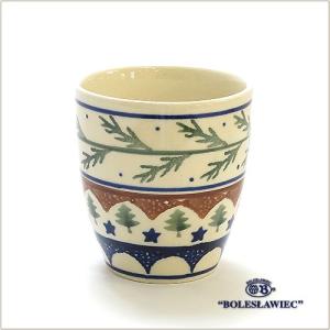 [Zaklady Ceramiczne Boleslawiec/ザクワディ ボレスワヴィエツ陶器]湯呑カップ-176/ポーランド陶器
