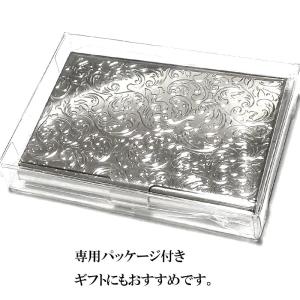 カードケース カジュアル 名刺入れ シルバー ...の詳細画像3