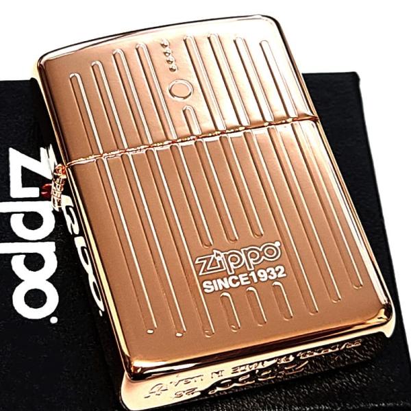 ZIPPO ライター アーマー Lineage 1932 Vertical ジッポ ロゴ 鏡面カッパ...