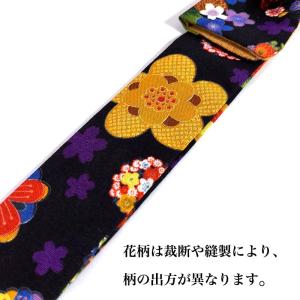 煙管入れ 花柄 黒 一本用 キセル入れ かわい...の詳細画像3