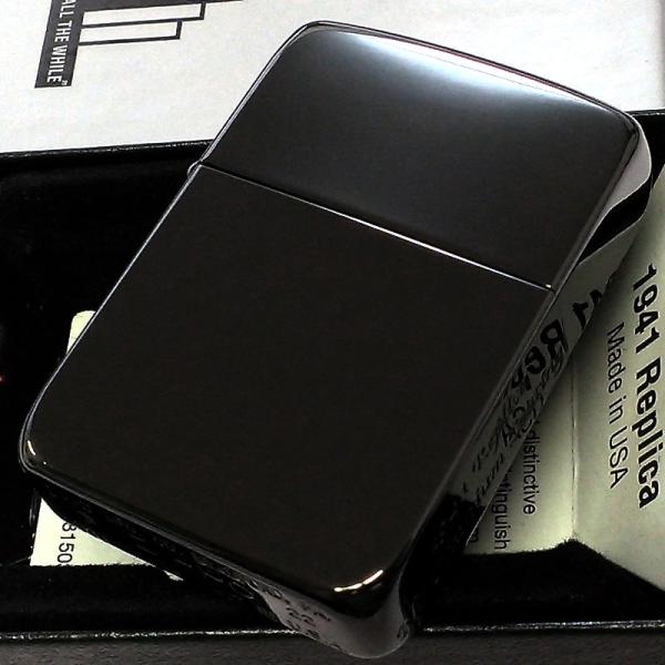 ZIPPO 1941復刻モデル N8 ブラックチタン ジッポ ライター かっこいい サイドロゴ入り ...