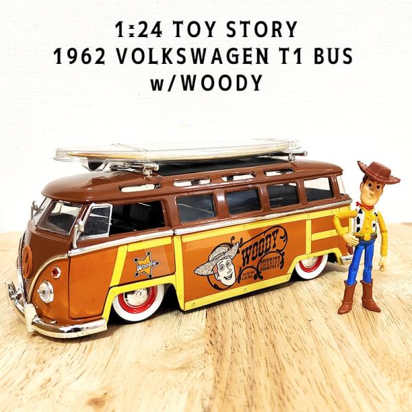 トイストーリー ウッディ フィギュア 1962 フォルクスワーゲン バス TOY STORY 映画 ...