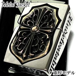 ZIPPO（ジッポー） 重厚アーマー 限定ニューグランドクロス ゴールド