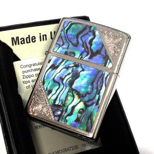 ZIPPO ライター シェル メタル 天然貝貼...の詳細画像4