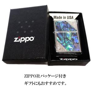 ZIPPO ライター シェル メタル 天然貝貼...の詳細画像5