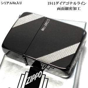ZIPPO（ジッポー） ライター 1941 レプリカ ブラッククラックル ジッポ 