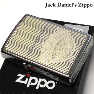 ZIPPOライター ジャックダニエル ジッポ おしゃれ シルバー 酒 Jack Daniel's ストリートクローム ウイスキー バー かっこいい ギフト 渋い