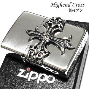 ZIPPO ライター ジッポ ハイエンドクロス スワロフスキー入り シルバーメタル スクエアスワロ 銀 メンズ 十字架 プレゼント ギフト｜hayamipro