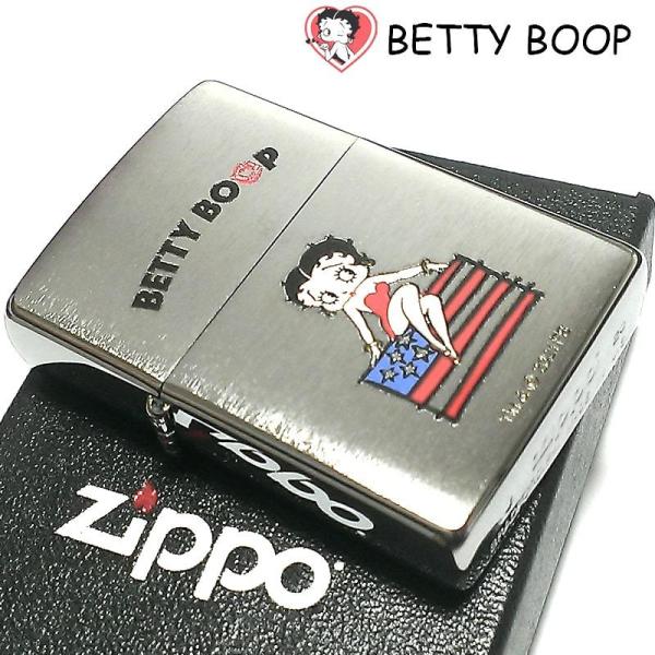 ZIPPO ライター Betty Boop 可愛い 90周年 フラッグ ベティ・ブープ ジッポー キ...