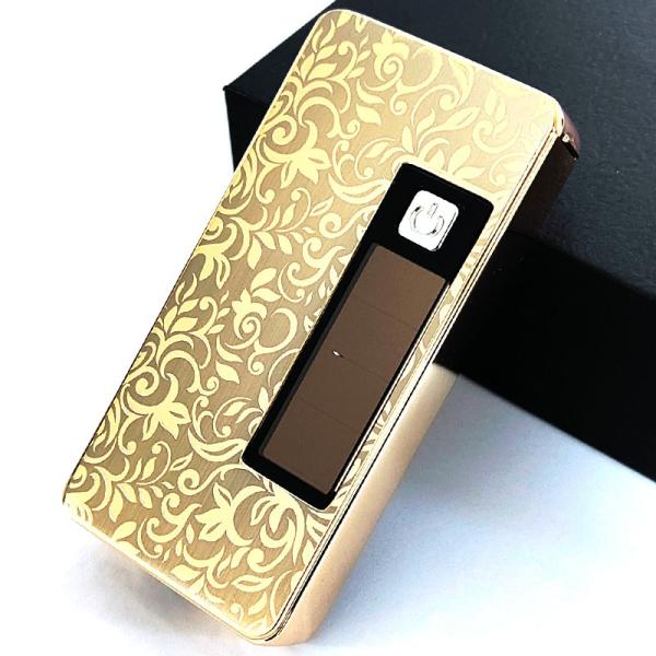 訳あり ソーラージェットライター SOLAR JET ソーラーパネル ガスライター ゴールド アラベ...