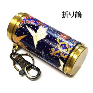 携帯灰皿 おしゃれ 友禅和紙 アッシュシリンダ...の詳細画像2