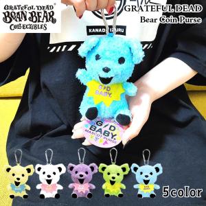 キーホルダー グレイトフルデッド くま デッドベア ベイビーフェイス ブル ビーンベア マスコット 小銭 小物入れ GRATEFUL DEAD Bean Bear アメリカン かわいい