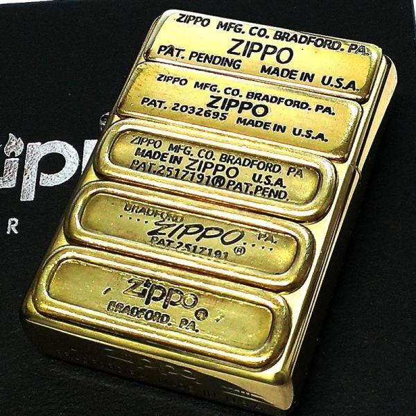 ZIPPO ライター レア 歴代ボトムメタル ジッポ 1997年製 ピンバッチ付き アンティークゴー...