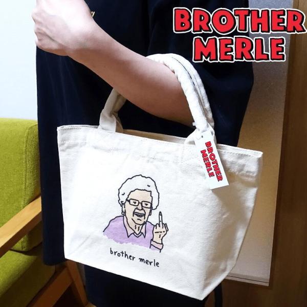 ランチトート バッグ ブラザーマール ユニーク BROTHER MERLE ランチバッグ マチ かわ...