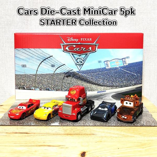 カーズ フィギュア スターターコレクション 5個セット ミニカー おもちゃ 車 メタルダイキャスト ...
