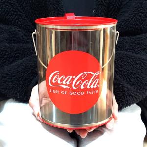 コカコーラ 小物入れ クリア キャニスター 蓋付き 正規ライセンス品 収納 Coca Cola かわいい アメリカン 雑貨 アンティーク